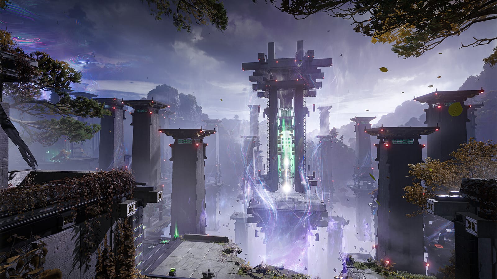 Arknights: Endfield gameplay — base-building and exploration on an alien frontier.